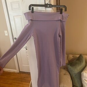 VENUS Light Purple Knit Top